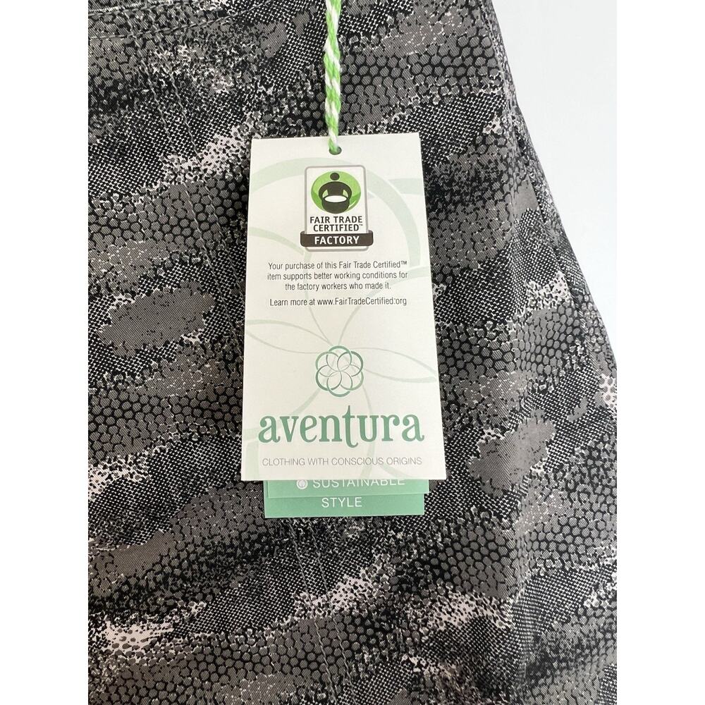 Aventura Melia Women's Skirt Size 6 Brushed Nickel Button Front Organic Cotton - Picture 5 of 9